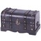 Vintiquewise Small Pirate Style Wooden Treasure Chest QI003026 - alternate 1